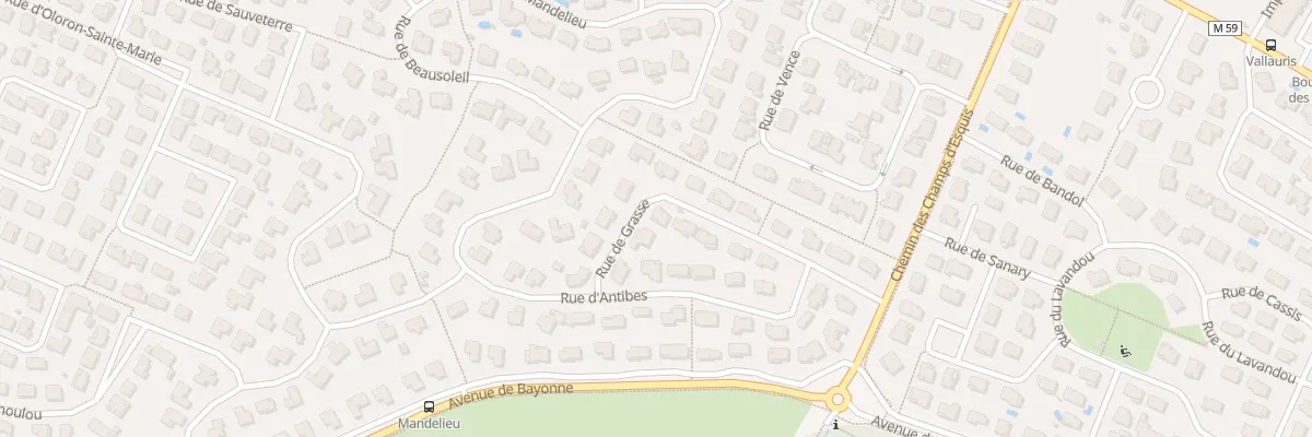 Plan du 13 Rue de Grasse à L’Union
