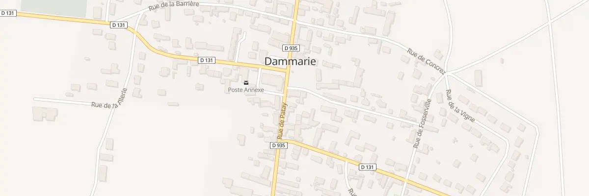 Plan du 1 Rue de Patay à Dammarie