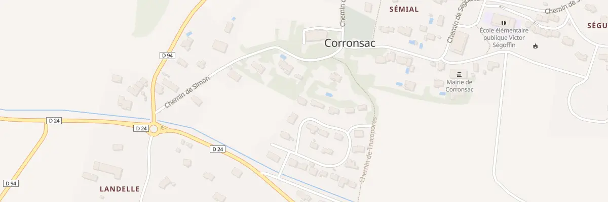 Plan du 29 Che du Cossignol à Corronsac