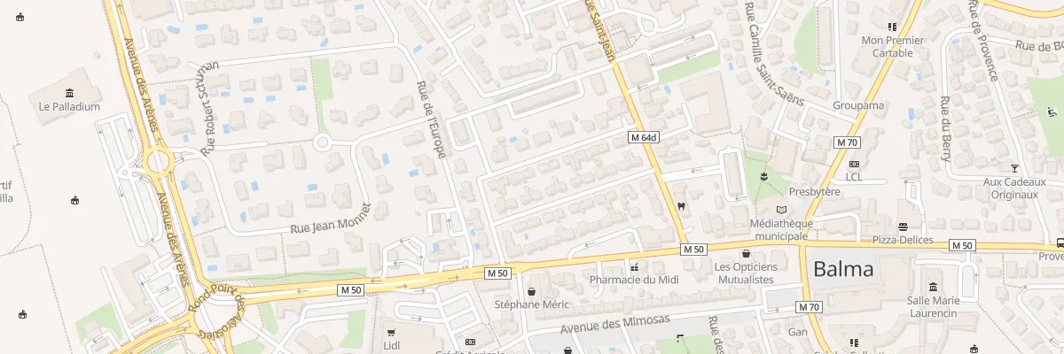 Plan du 8 Rue des Açores à Balma