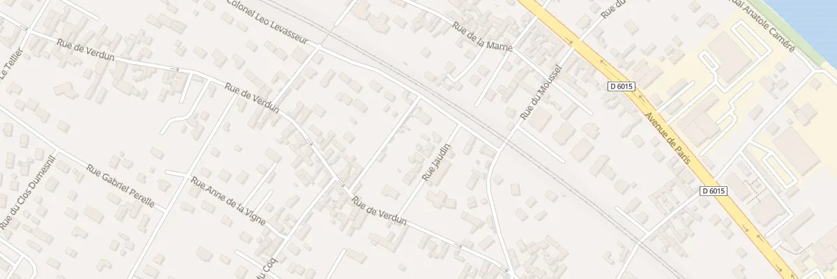 Plan du 8 Rue Jaudin à Vernon