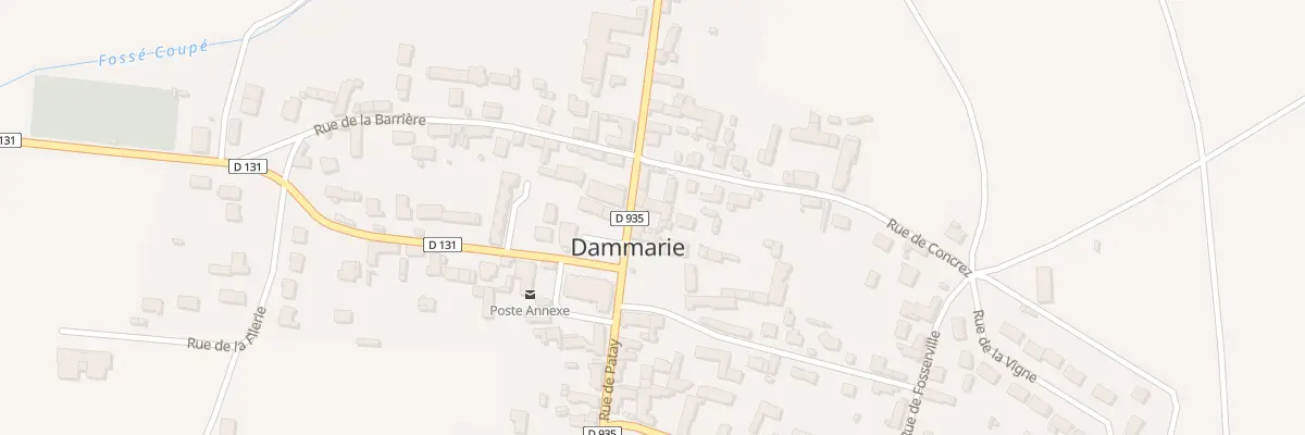 Plan du 1 Rue de Chartres à Dammarie