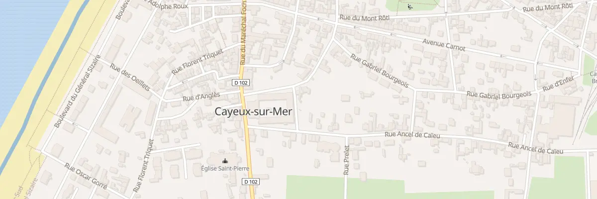 Plan du 2 Rue Georges Bureau à Cayeux-sur-Mer