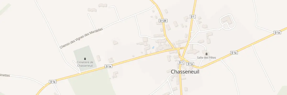 Plan du 12 Rue des Mardelles à Chasseneuil