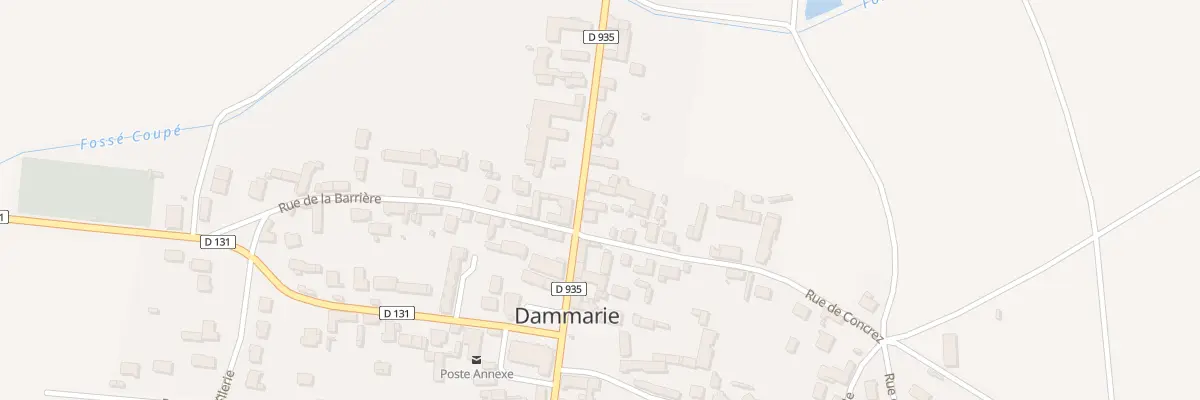 Plan du 7 Rue de Chartres à Dammarie