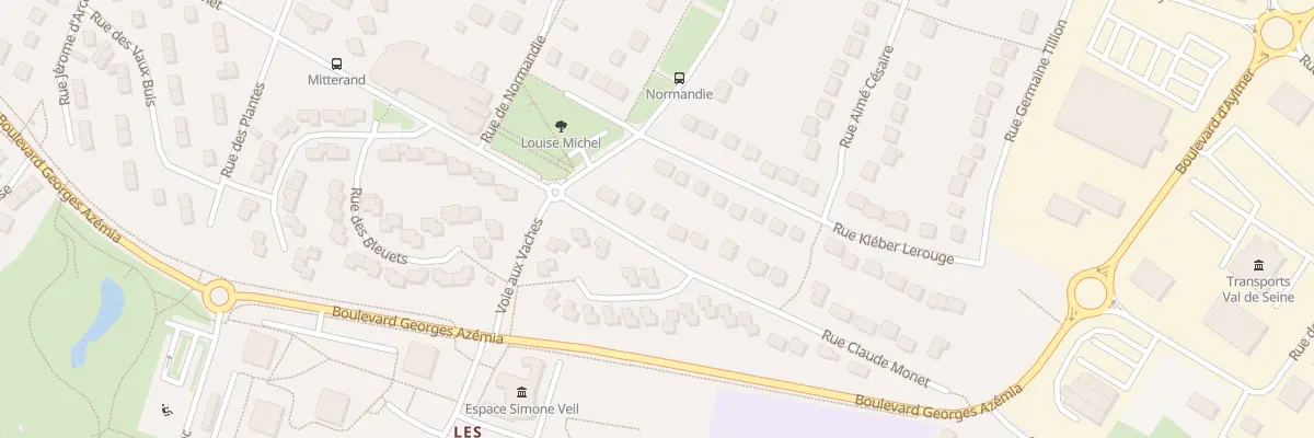Plan du 42 Rue Claude Monet à Vernon