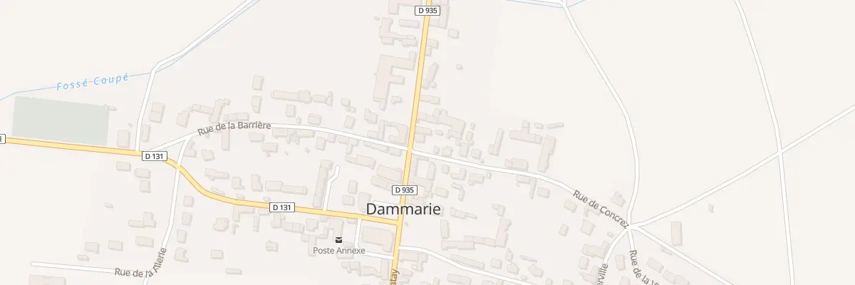 Plan du 5 Rue de Chartres à Dammarie