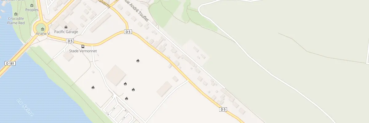 Plan du 102B Rte de Giverny à Vernon
