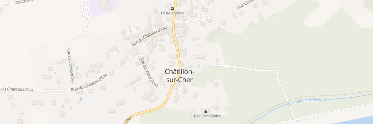 Plan du 14 Rue du Cher à Châtillon-sur-Cher
