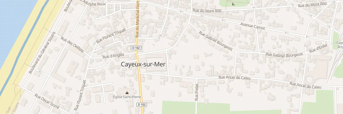 Plan du 4 Rue Georges Bureau à Cayeux-sur-Mer