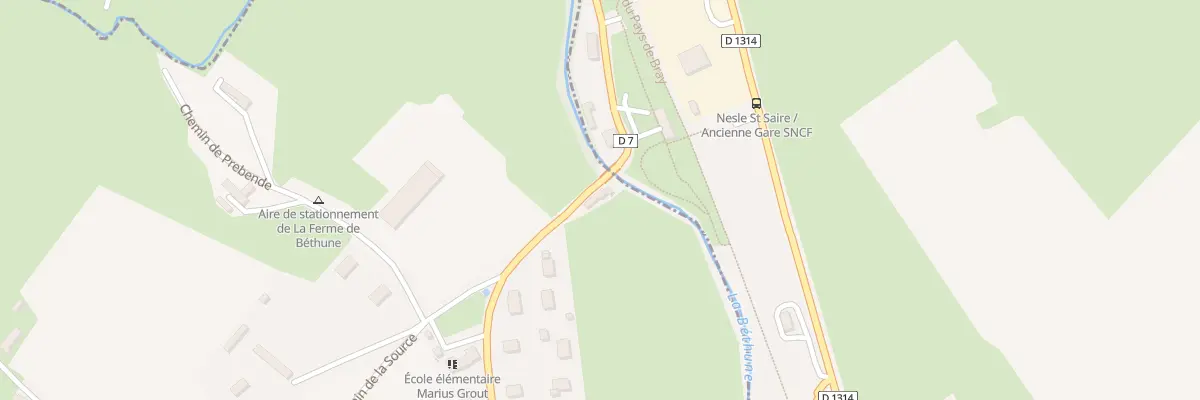 Plan du 344 Rue de la Gare à Saint-Saire
