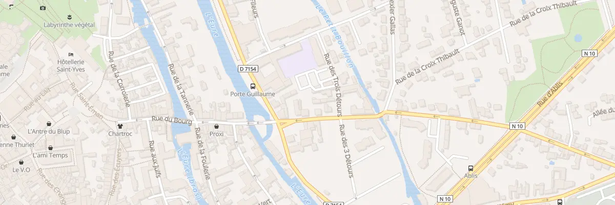 Plan du 5 Rue du Faubourg Guillaume à Chartres