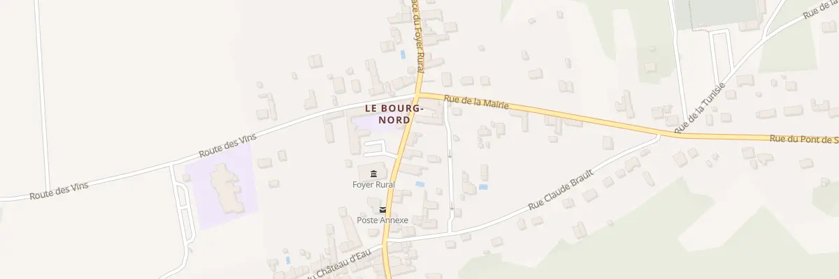 Plan du 6 Rue du Foyer Rural à Châtillon-sur-Cher