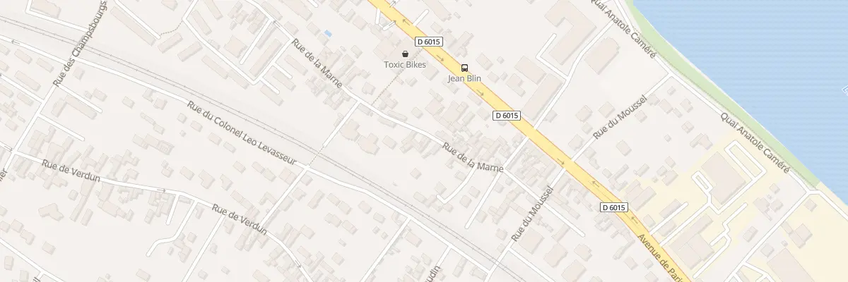 Plan du 23 Rue de la Marne à Vernon