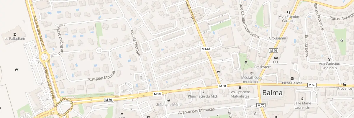 Plan du 12 Rue des Açores à Balma