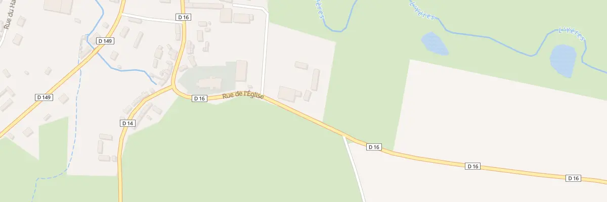 Plan du 25 Rue de l’Eglise à Grandcourt