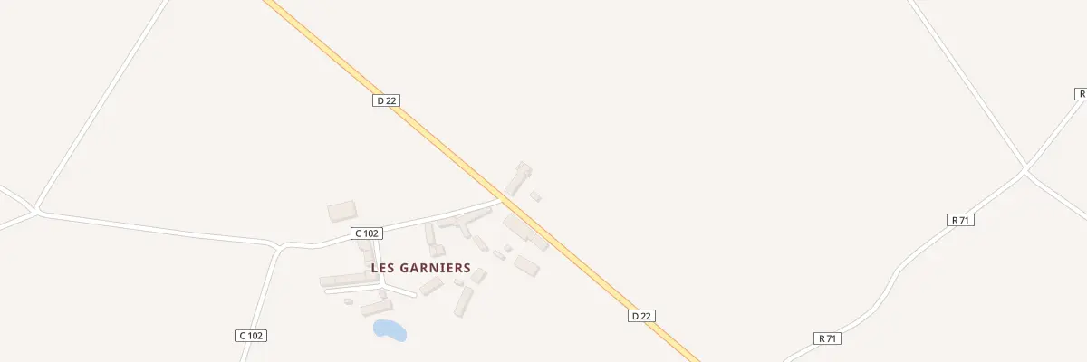 Plan du 5092 Les Garniers à Vicq-sur-Nahon