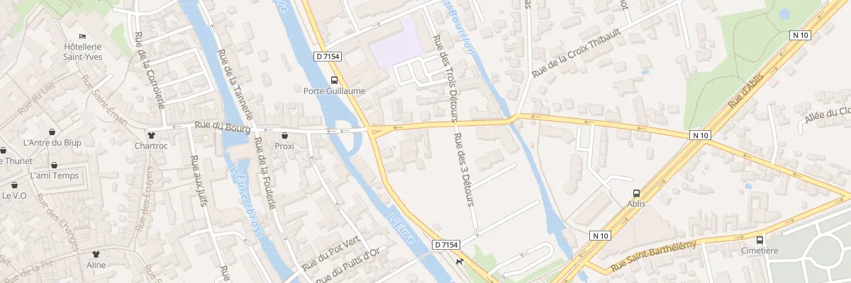 Plan du 12 Rue du Faubourg Guillaume à Chartres