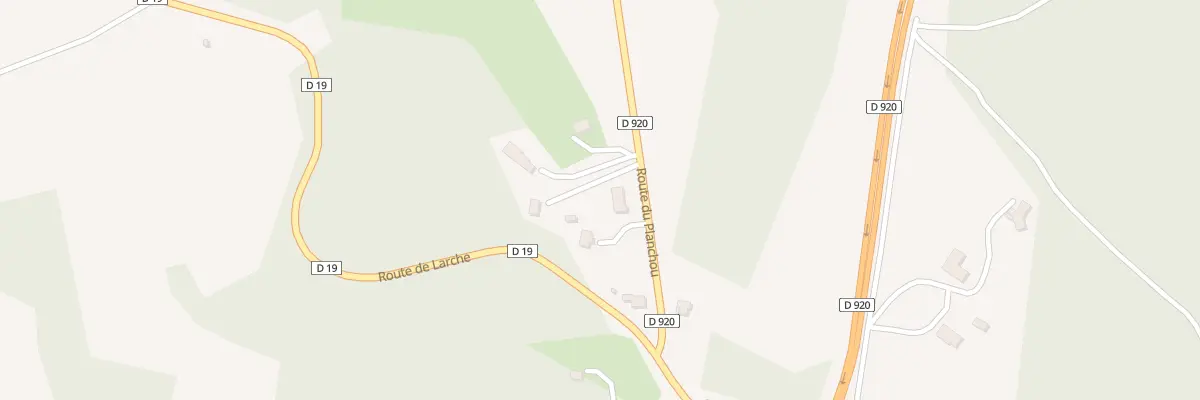 Plan du 5250 El Planchou à Nespouls