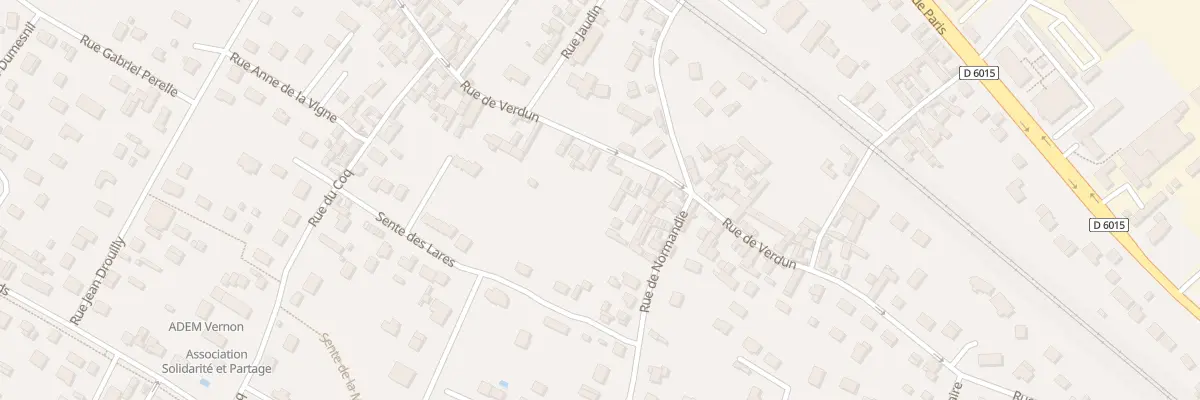 Plan du 39 Rue de Verdun à Vernon
