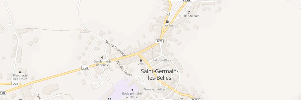 Plan du 7 Rue d’Arsonval à Saint-Germain-les-Belles