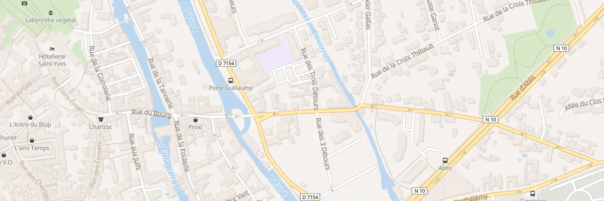 Plan du 9 Rue du Faubourg Guillaume à Chartres