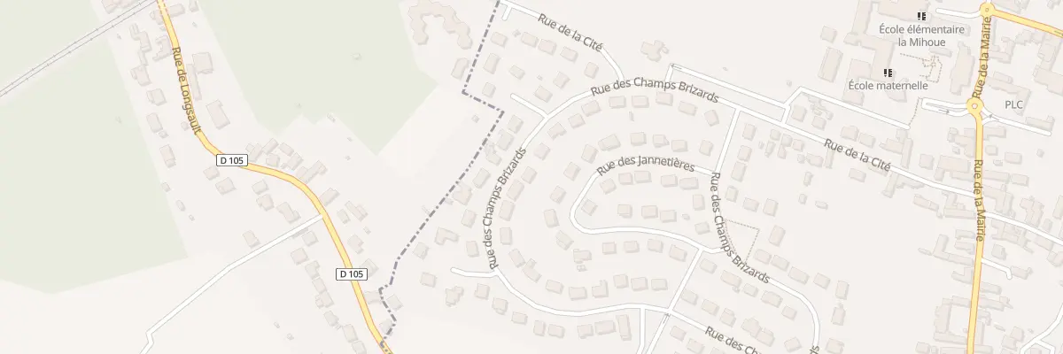 Plan du 56 Rue des Champs Brizards à Champhol