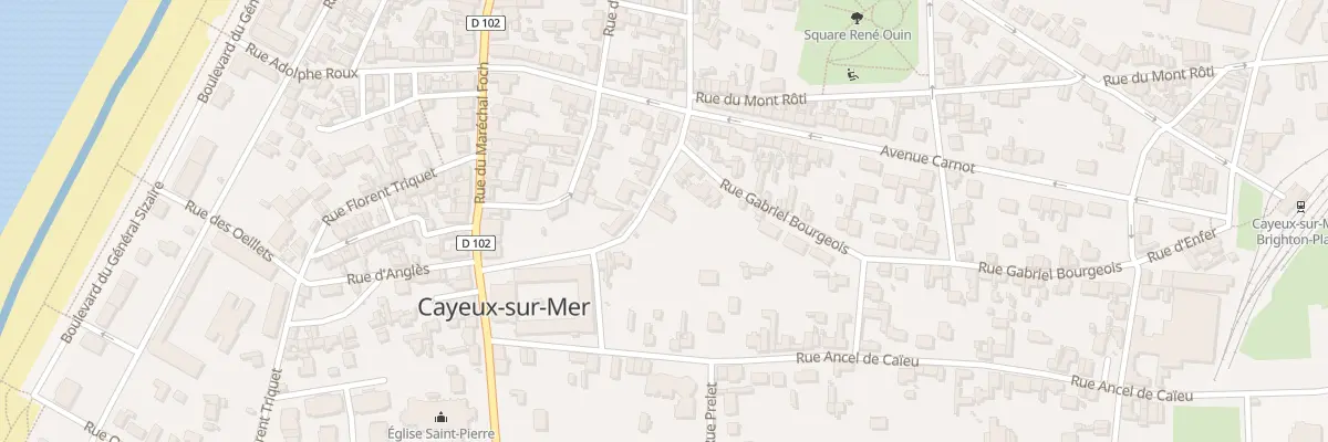 Plan du 6 Rue Georges Bureau à Cayeux-sur-Mer