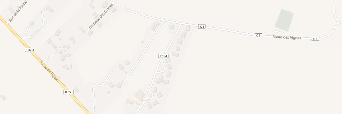 Plan du 105 Che de Coty à Lamagdelaine