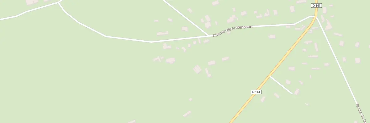 Plan du 313 Che de Frétencourt à Roncherolles-en-Bray