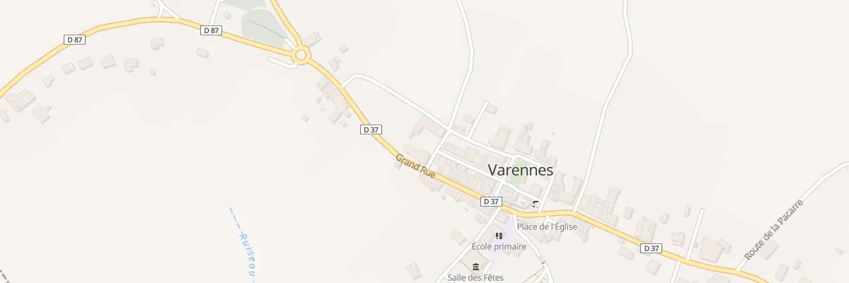 Plan du 23 Rue du Touron à Varennes
