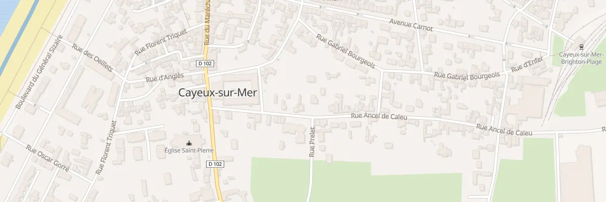 Plan du 7 Rue Ancel de Caïeu à Cayeux-sur-Mer