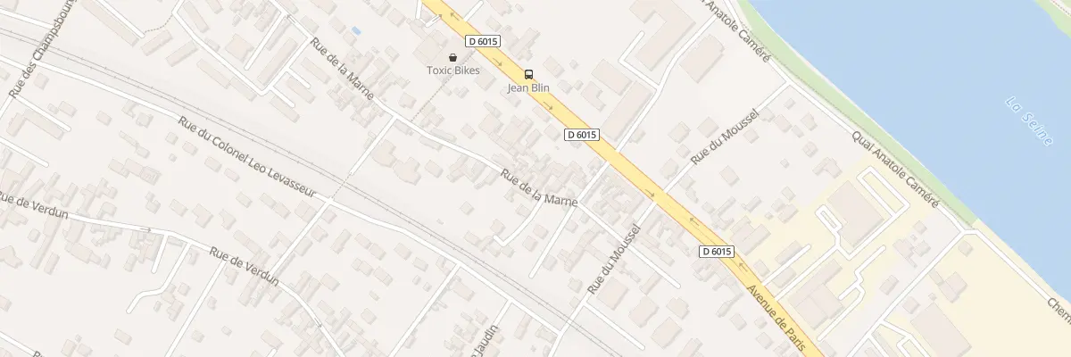 Plan du 16 Rue de la Marne à Vernon