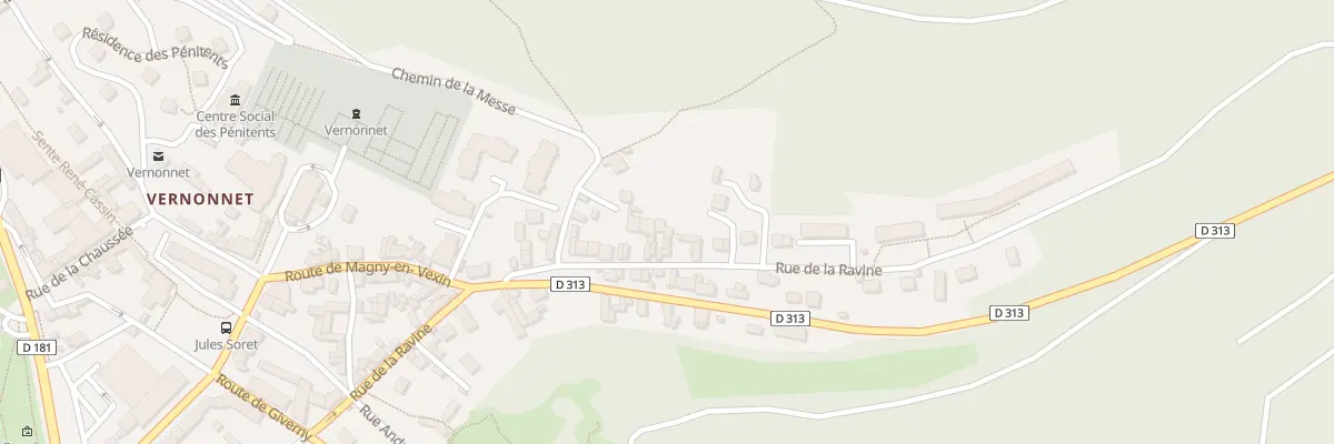 Plan du 65 Rue de la Ravine à Vernon