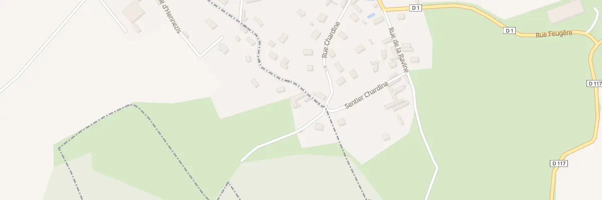 Plan du 97 Neze(hameau) à Hennezis