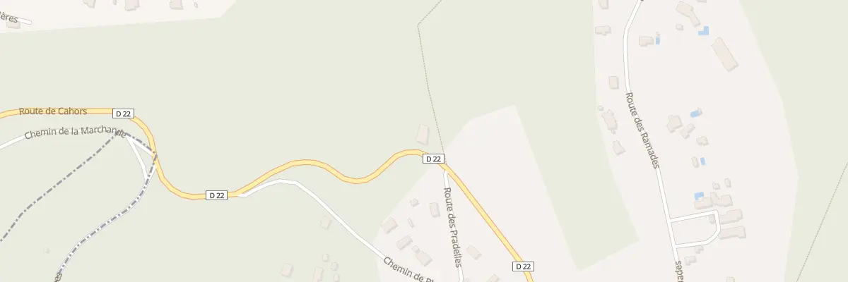 Plan du 485 Rte de Cahors à Flaujac-Poujols