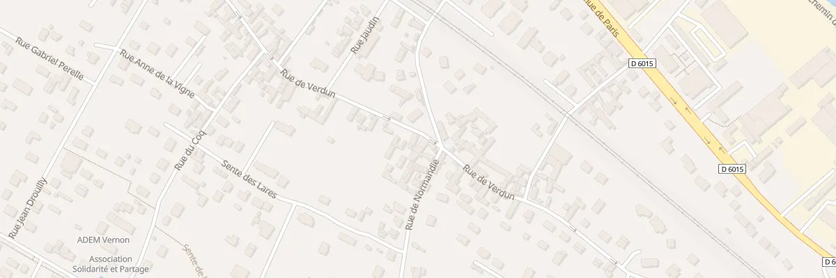 Plan du 33 Rue de Verdun à Vernon