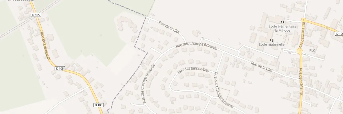 Plan du 62 Rue des Champs Brizards à Champhol
