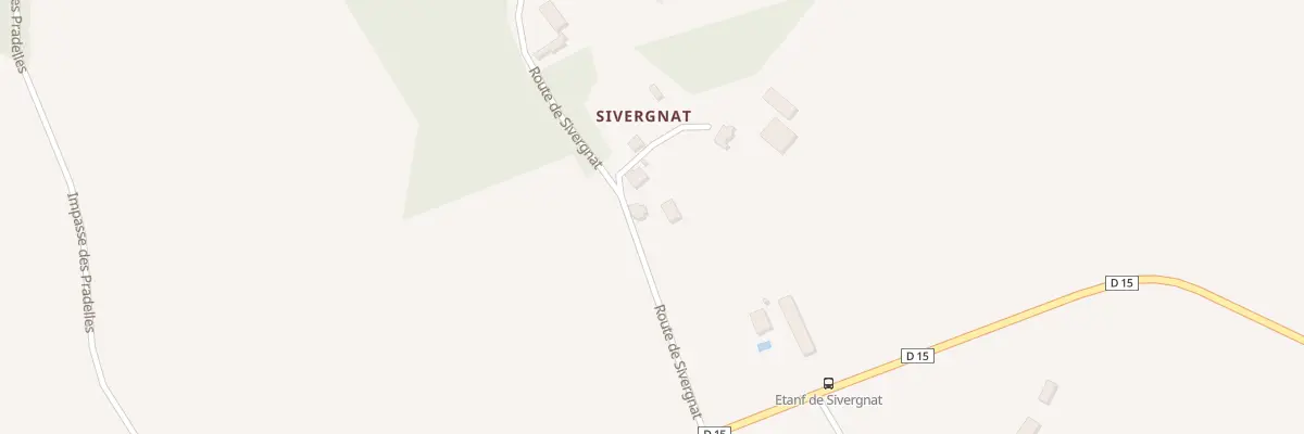 Plan du 10 Rte de Sivergnat à Saint-Bonnet-Briance