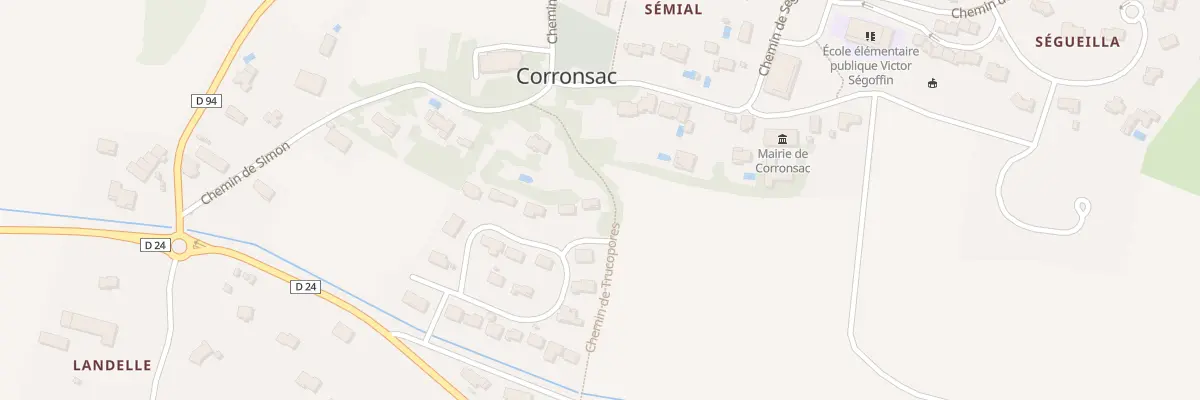 Plan du 21 Che du Cossignol à Corronsac