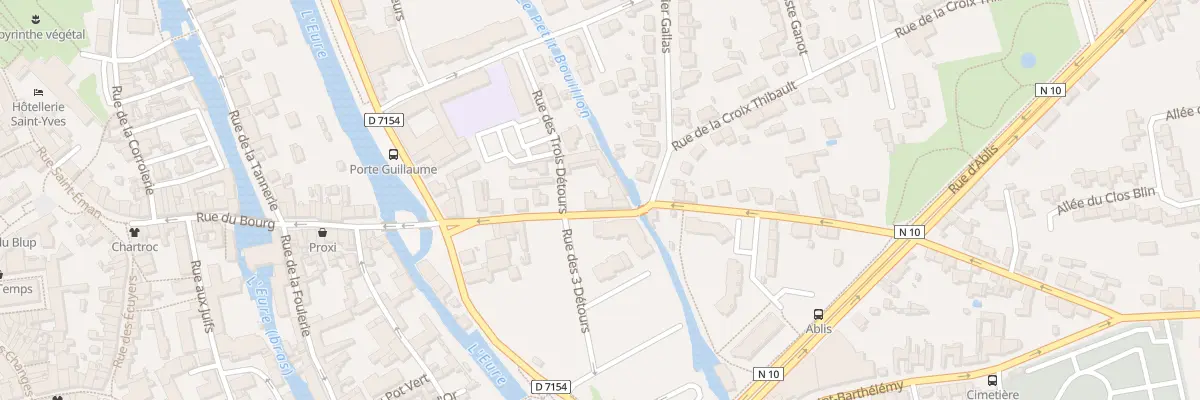 Plan du 15 Rue du Faubourg Guillaume à Chartres