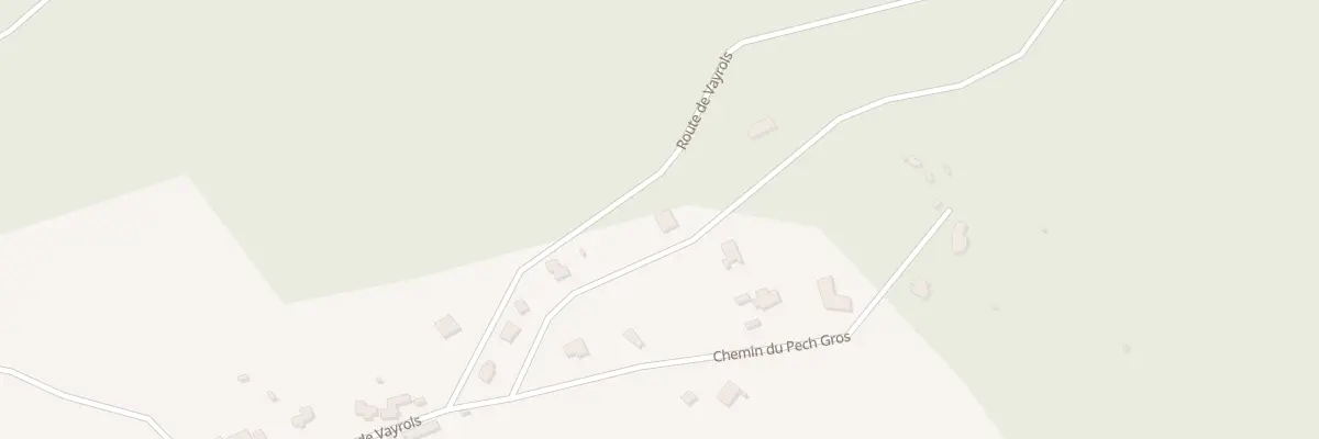 Plan du 1350 Rte de Vayrols à Flaujac-Poujols