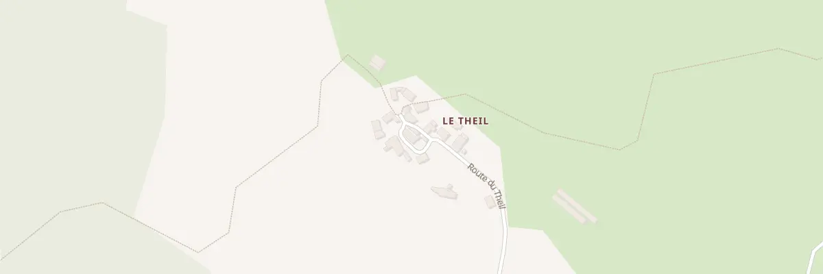 Plan du 5111 Le Theil à Estivaux