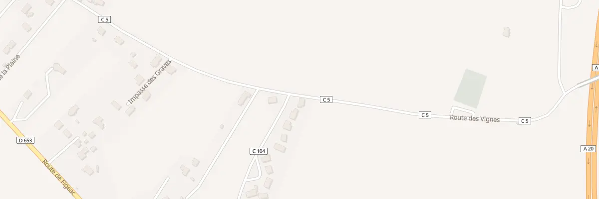 Plan du 11 Che de Coty à Lamagdelaine