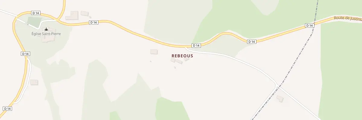 Plan du 32 Escarrabillat à Justiniac