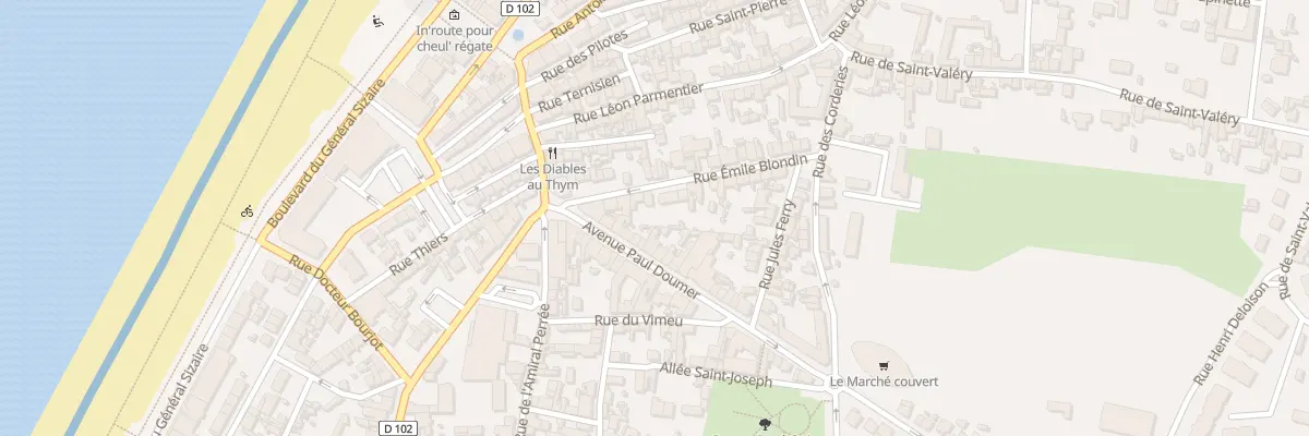 Plan du 10 Rue Emile Blondin à Cayeux-sur-Mer