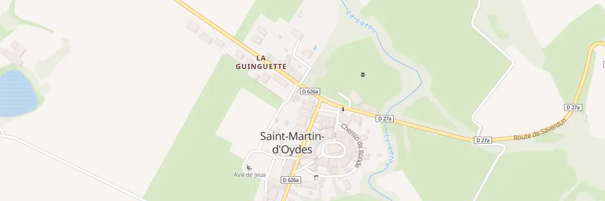 Plan du 4 Rte de Pamiers à Saint-Martin-d’Oydes
