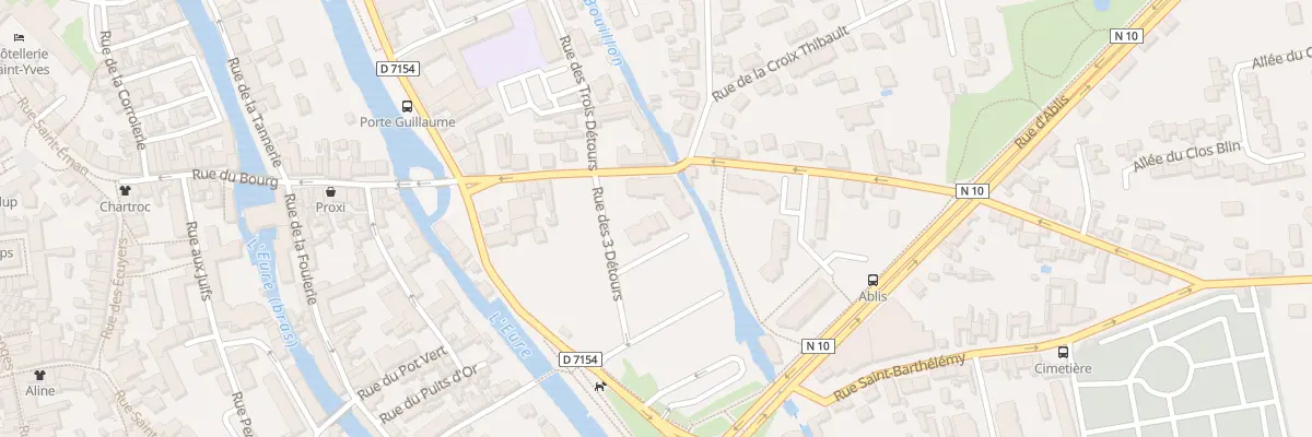 Plan du 24 Rue du Faubourg Guillaume à Chartres