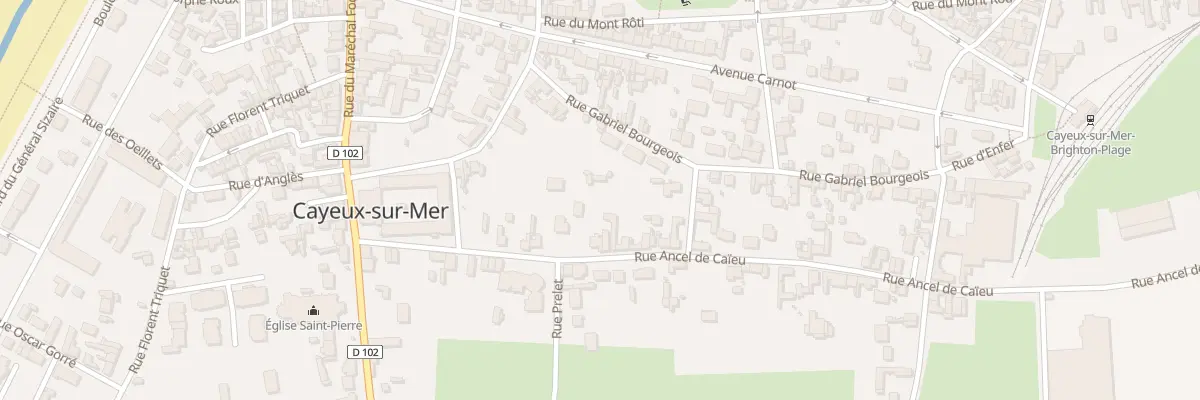 Plan du 9 Rue Ancel de Caïeu à Cayeux-sur-Mer