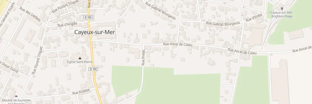 Plan du 18B Rue Ancel de Caïeu à Cayeux-sur-Mer